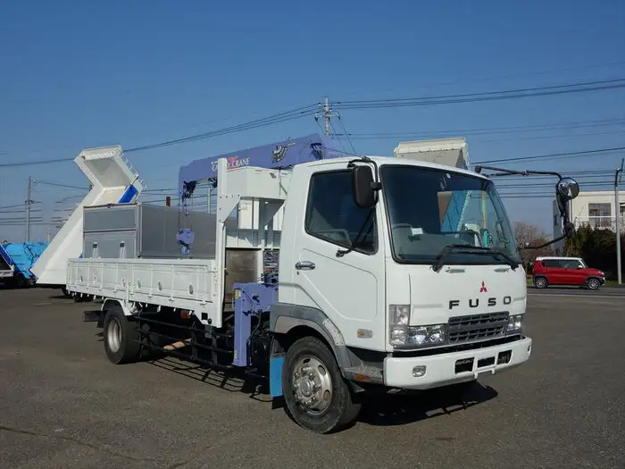 三菱 ファイター 中型/増トン クレーン付 床鉄板 4段の中古トラック画像2