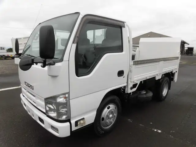いすゞ エルフ 小型 平ボディ パワーゲート 床鉄板 の中古トラック【車両No.128037】