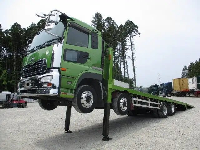 日産UD クオン 大型 車両重機運搬 ウインチ ベッドの中古トラック画像5