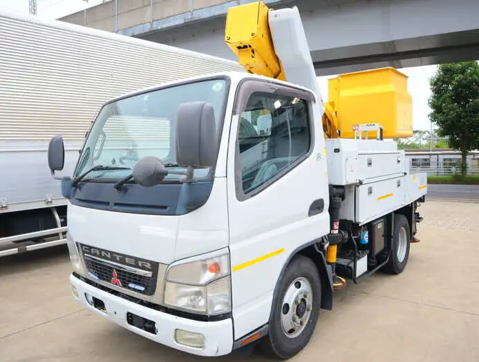 三菱 キャンター 小型 高所・建柱車 高所作業車 電工仕様 の中古トラック【車両No.128355】