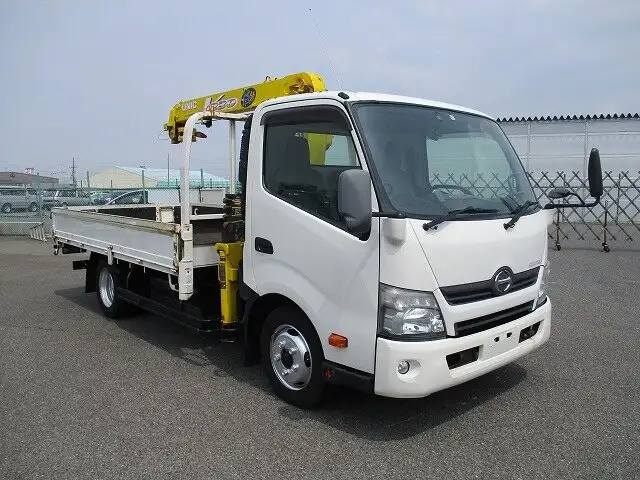 日野 デュトロ 小型 クレーン付 ワイドロング TKG-XZC710 の中古