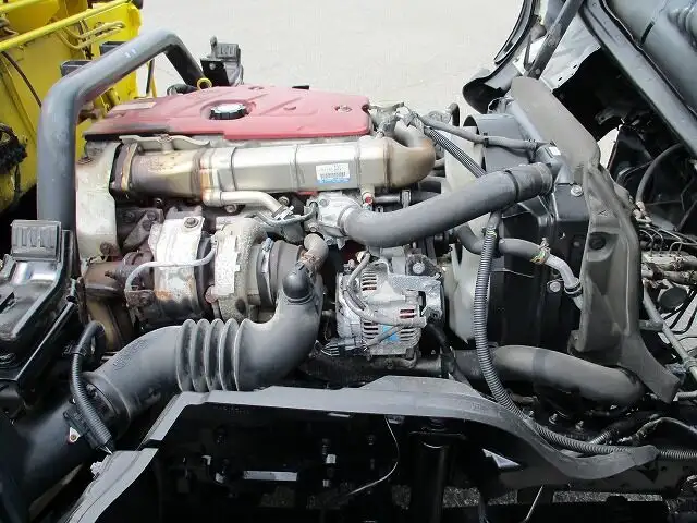 日野 デュトロ 小型 クレーン付 ワイドロング TKG-XZC710 の中古