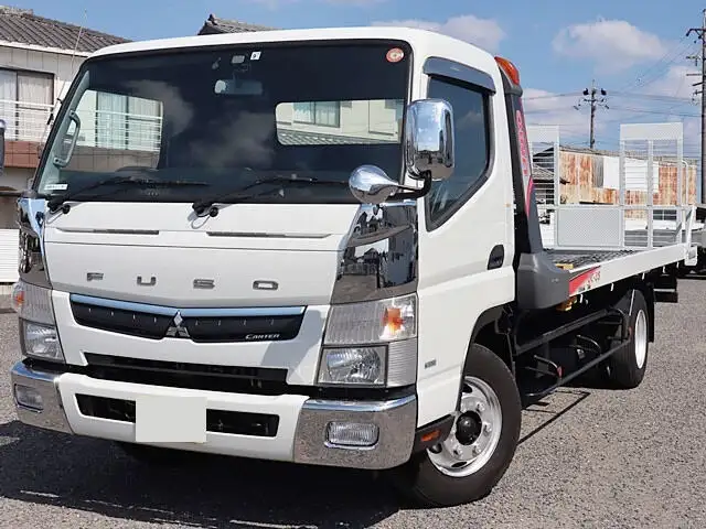 三菱 キャンター 小型 車両重機運搬 ラジコン ウインチの中古トラック画像1
