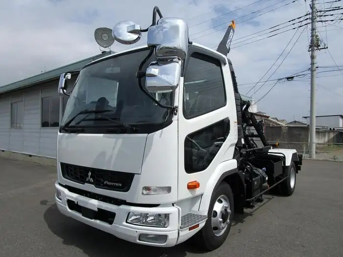 三菱 ファイター 中型/増トン アームロール ツインホイスト 2KG-FK7Fの中古トラック画像1