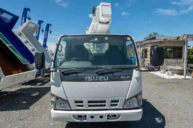 いすゞ エルフ 小型 高所・建柱車 高所作業車 電工仕様の中古トラック画像2