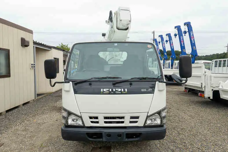 いすゞ エルフ 小型 高所・建柱車 高所作業車 電工仕様の中古トラック画像2