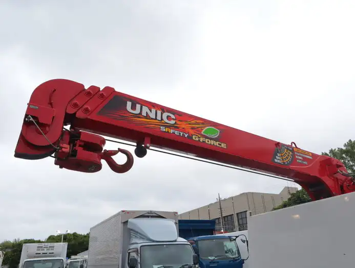三菱 キャンター 小型 クレーン付 床鉄板 3段の中古トラック画像12