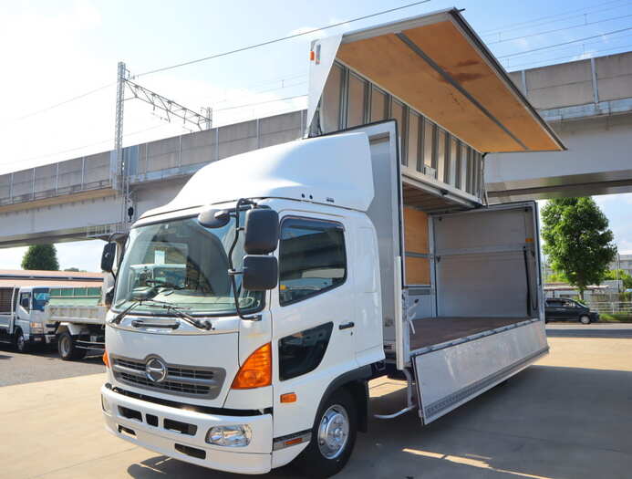 日野 レンジャー 中型/増トン ウイング パワーゲート エアサス の中古トラック【車両No.175175】