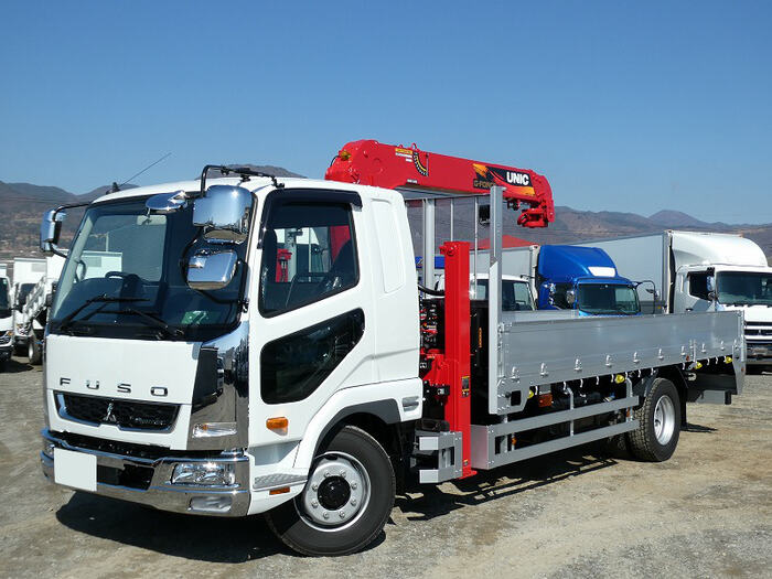 三菱 ファイター 中型/増トン 車両重機運搬 セルフローダー 2KG-FK62FZ
