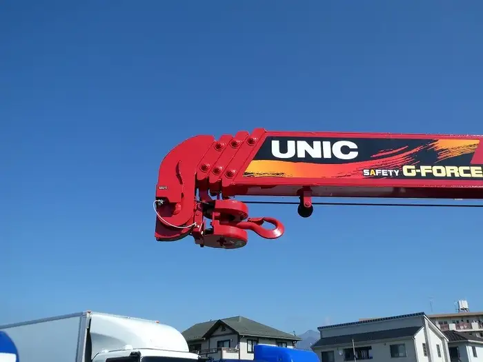 三菱 ファイター 中型/増トン 車両重機運搬 4段クレーン ラジコンの中古トラック画像10