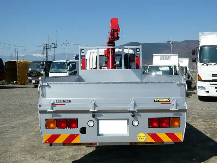 三菱 ファイター 中型/増トン 車両重機運搬 4段クレーン ラジコンの中古トラック画像6