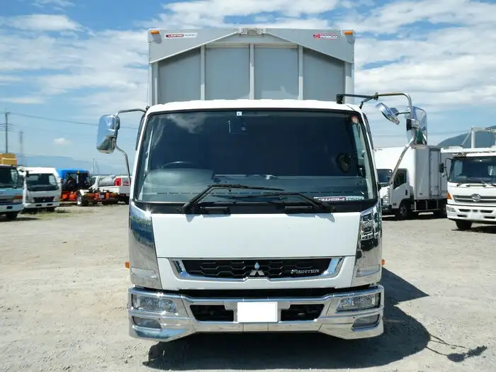 三菱 ファイター 中型/増トン ウイング ベッド 2KG-FK61Fの中古トラック画像2