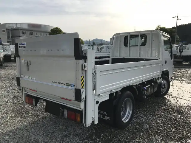 いすゞ エルフ 小型 平ボディ パワーゲート 床鉄板の中古トラック画像6