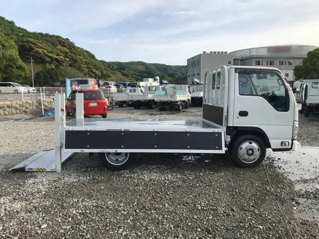 いすゞ エルフ 小型 平ボディ パワーゲート 床鉄板の中古トラック画像7