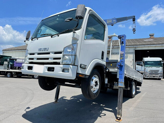 いすゞ エルフ 小型 車両重機運搬 セルフローダー