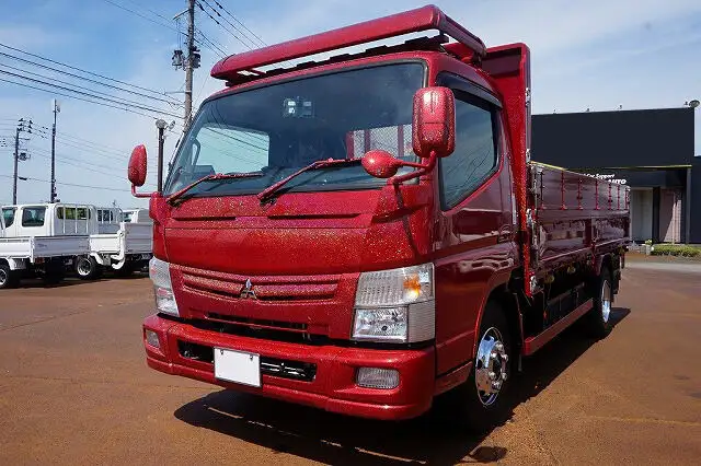 三菱 キャンター 小型 平ボディ 床鉄板 TPG-FEB90の中古トラック画像1