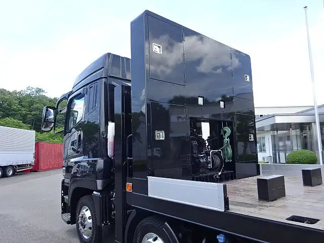 三菱 スーパーグレート 大型 車両重機運搬 ラジコン ウインチの中古トラック画像4