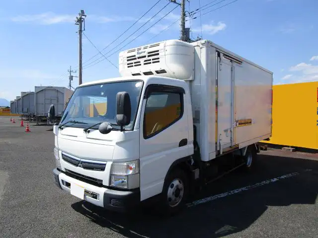 三菱 キャンター 小型 冷凍冷蔵 低温 パワーゲートの中古トラック画像1