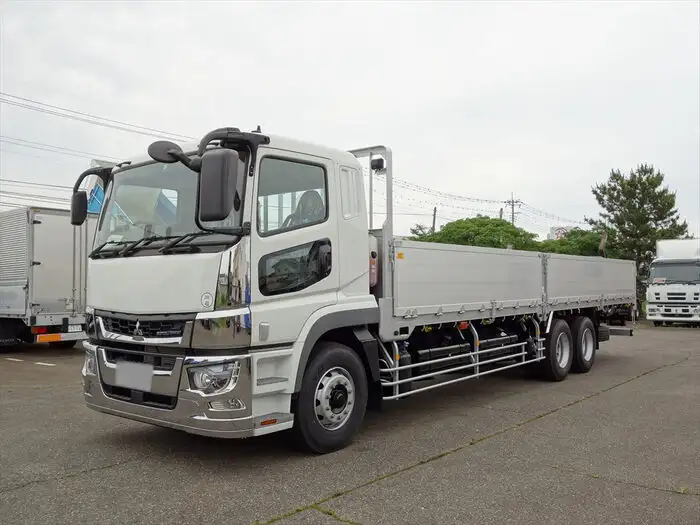 三菱 スーパーグレート 大型 平ボディ アルミブロック ベッド の中古トラック【車両No.128911】