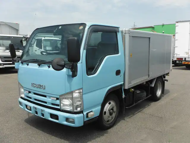 いすゞ エルフ 小型 アルミバン サイドドア TKG-NJR85ANの中古トラック画像1