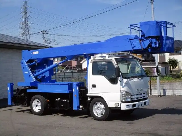 いすゞ エルフ 小型 高所・建柱車 高所作業車 PDG-NKR85YNの中古トラック画像3