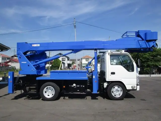 いすゞ エルフ 小型 高所・建柱車 高所作業車 PDG-NKR85YNの中古トラック画像7