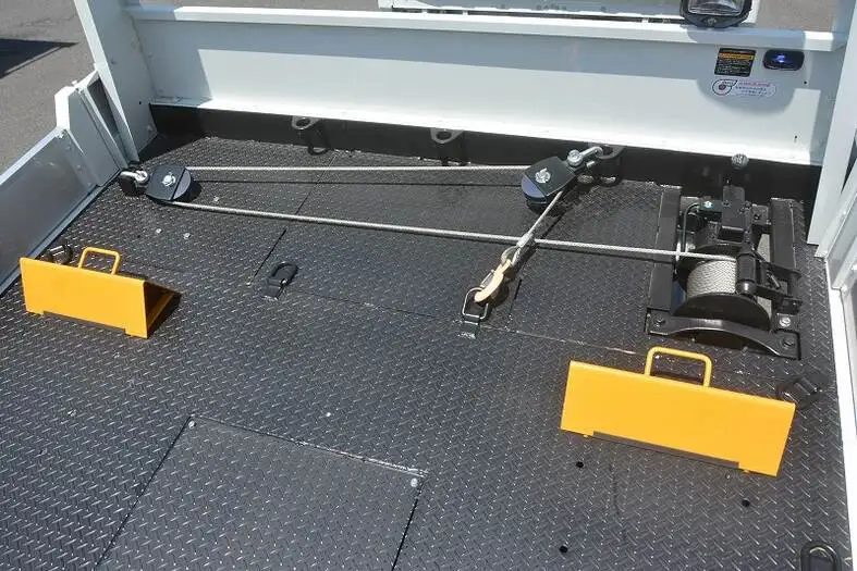 三菱 キャンター 小型 車両重機運搬 ラジコン ウインチの中古トラック画像7