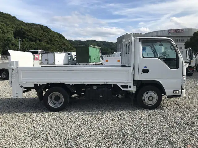 いすゞ エルフ 小型 平ボディ パワーゲート 床鉄板の中古トラック画像3