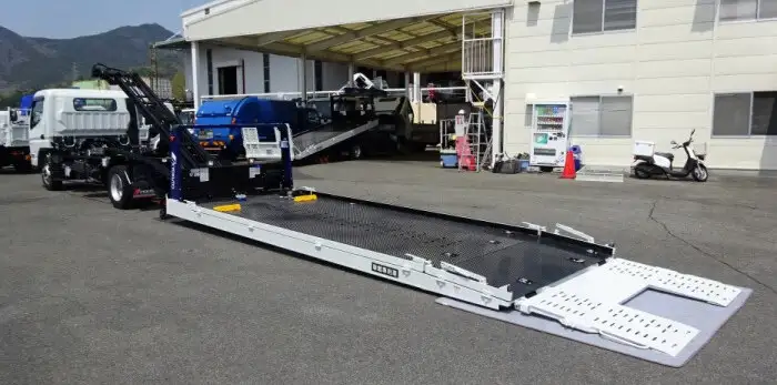 三菱 キャンター 小型 車両重機運搬 ラジコン ウインチの中古トラック画像3