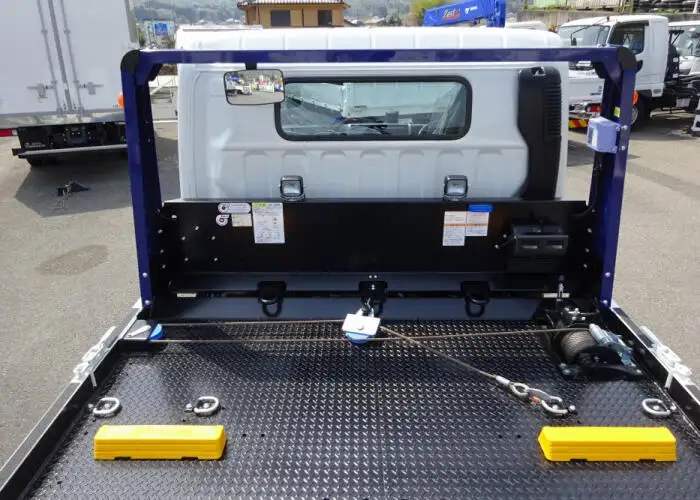 三菱 キャンター 小型 車両重機運搬 ラジコン ウインチの中古トラック画像6