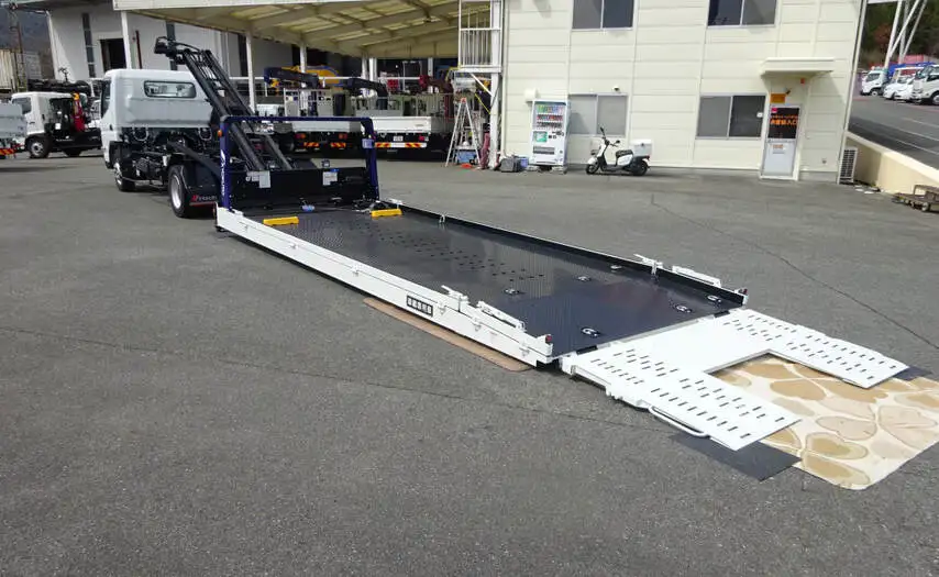 三菱 キャンター 小型 車両重機運搬 ラジコン ウインチの中古トラック画像3