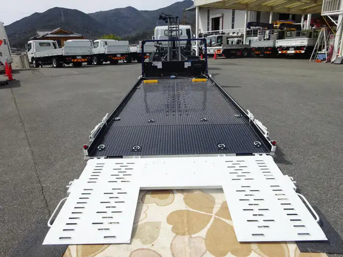 三菱 キャンター 小型 車両重機運搬 ラジコン ウインチの中古トラック画像6