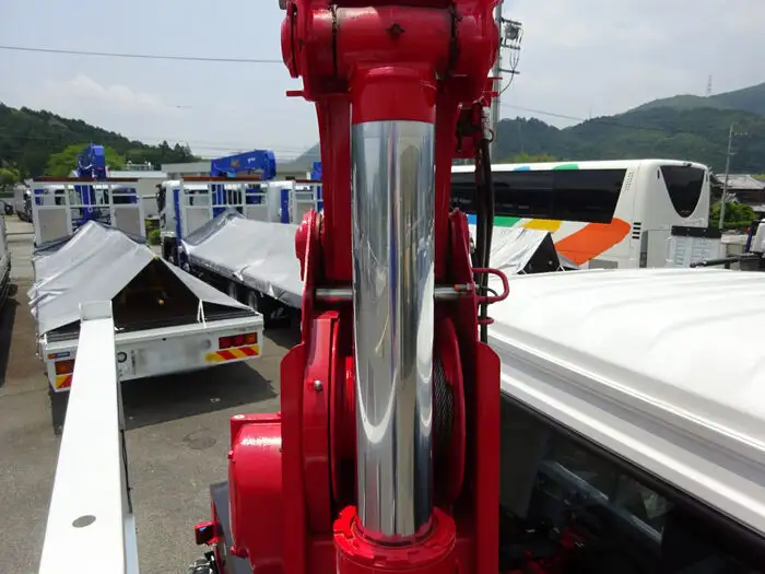 三菱 ファイター 中型/増トン 車両重機運搬 4段クレーン ラジコンの中古トラック画像13