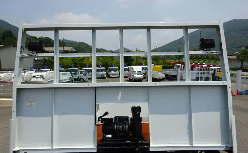 三菱 ファイター 中型/増トン 車両重機運搬 4段クレーン ラジコンの中古トラック画像7