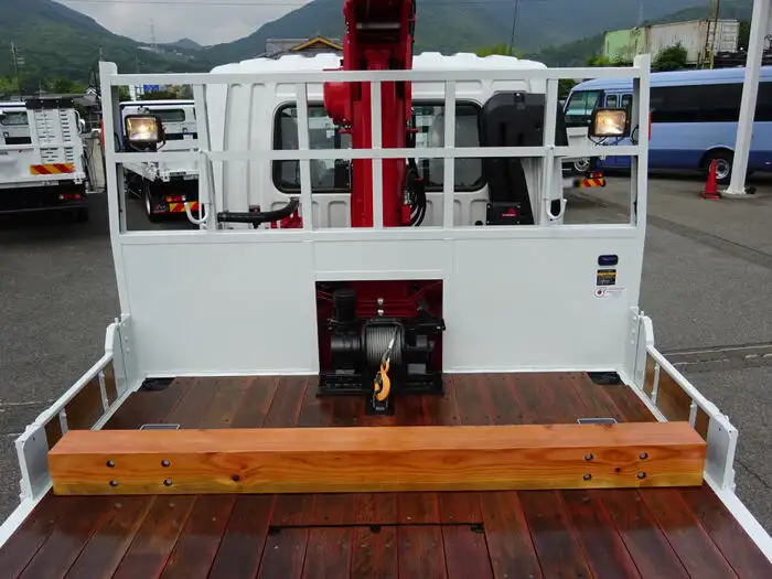三菱 ファイター 中型/増トン 車両重機運搬 4段クレーン ラジコンの中古トラック画像6