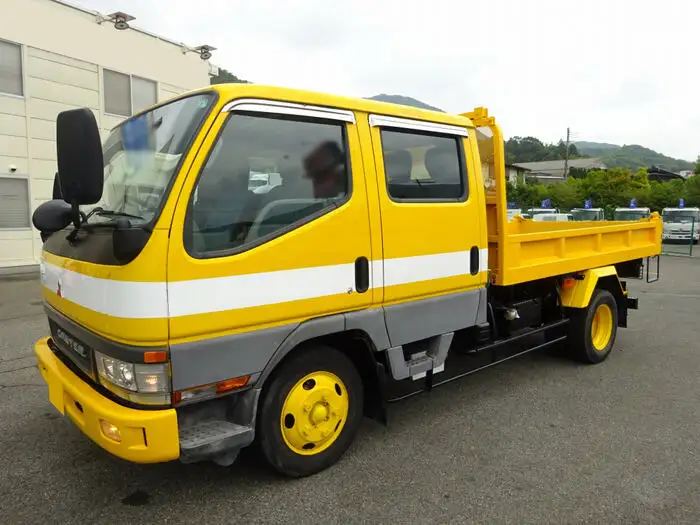 三菱 キャンター 小型 ダンプ 土砂禁 Wキャブの中古トラック画像1