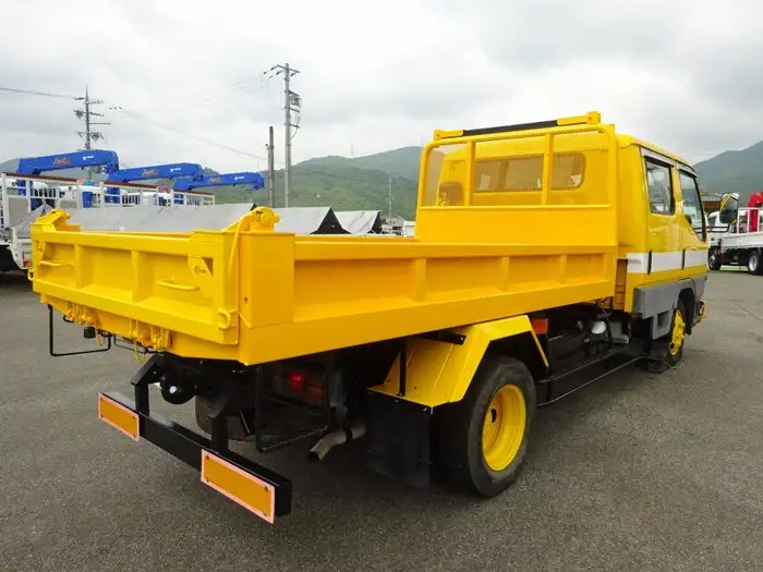 三菱 キャンター 小型 ダンプ 土砂禁 Wキャブの中古トラック画像2