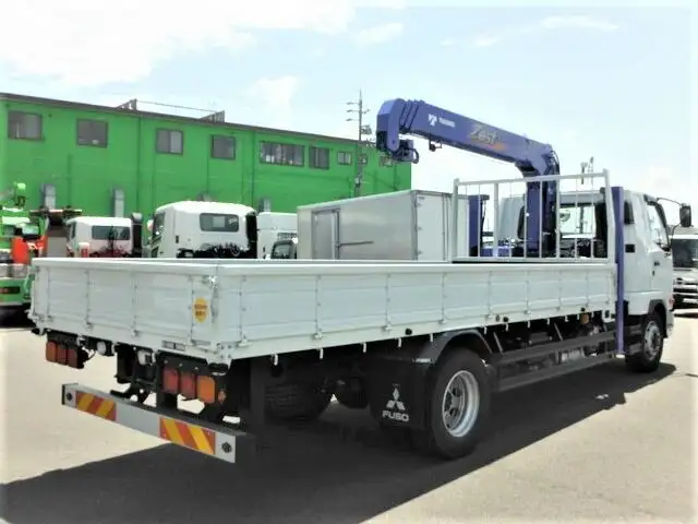 三菱 ファイター 中型/増トン 車両重機運搬 4段クレーン ラジコンの中古トラック画像5