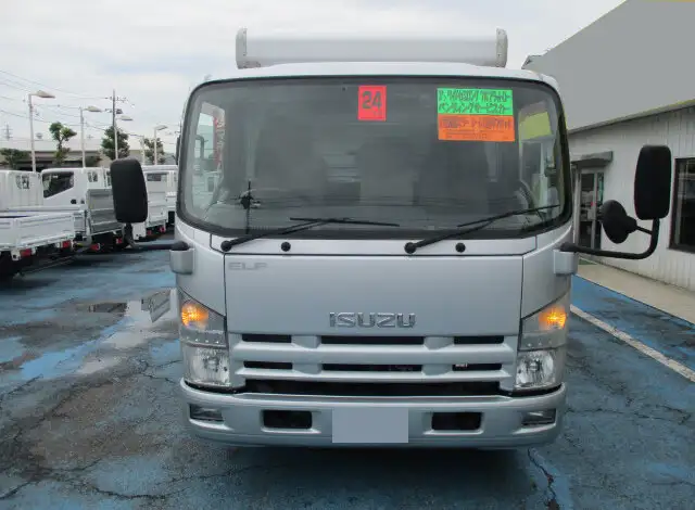 いすゞ エルフ 小型 アルミバン ボトルカー サイドドアの中古トラック画像2