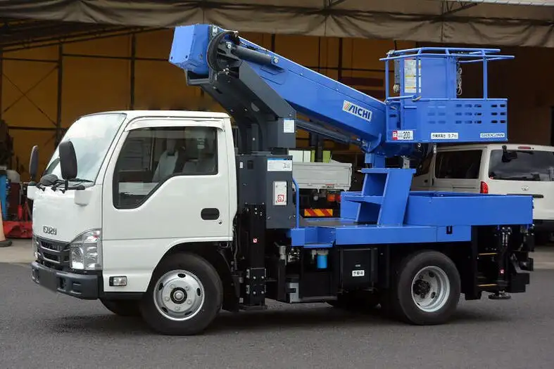 いすゞ エルフ 小型 高所・建柱車 高所作業車 TPG-NKR85AN の