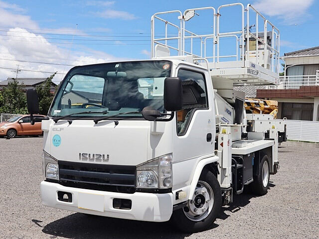 いすゞ エルフ 小型 高所・建柱車 高所作業車