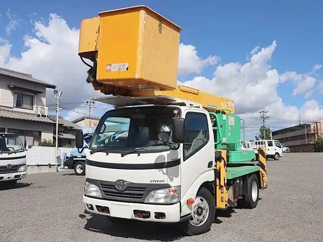 トヨタ ダイナ 小型 高所・建柱車 高所作業車 BKG-XZU304H の中古トラック【車両No.129580】
