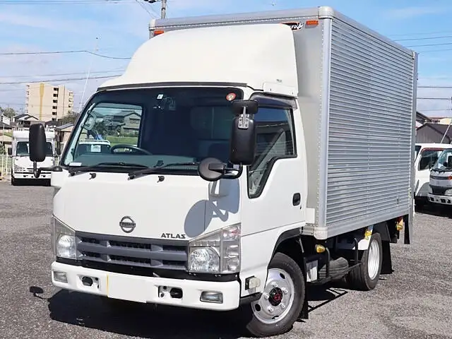 日産 アトラス 小型 アルミバン パワーゲート BKG-AJS85ANの中古トラック画像1