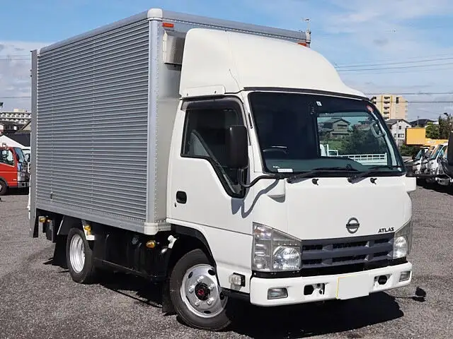 日産 アトラス 小型 アルミバン パワーゲート BKG-AJS85ANの中古トラック画像2