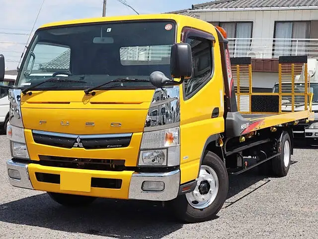 三菱 キャンター 小型 車両重機運搬 ラジコン ウインチの中古トラック画像1