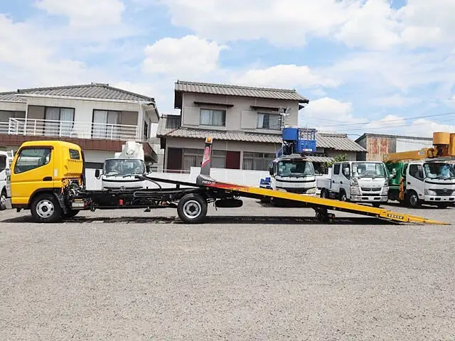 三菱 キャンター 小型 車両重機運搬 ラジコン ウインチの中古トラック画像6