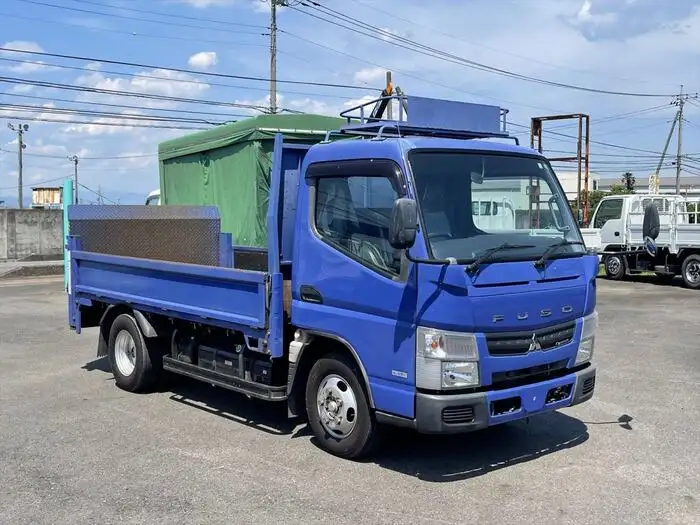 三菱 キャンター 小型 平ボディ パワーゲート 床鉄板の中古トラック画像2