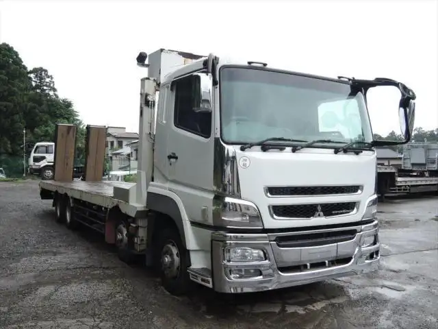 三菱 スーパーグレート 大型 車両重機運搬 ラジコン フックインの中古トラック画像2