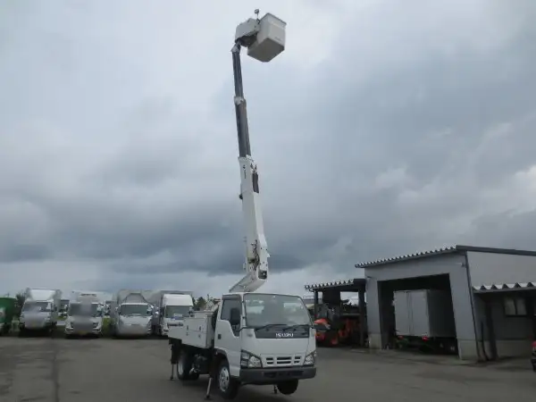 いすゞ エルフ 小型 高所・建柱車 高所作業車 電工仕様の中古トラック画像7