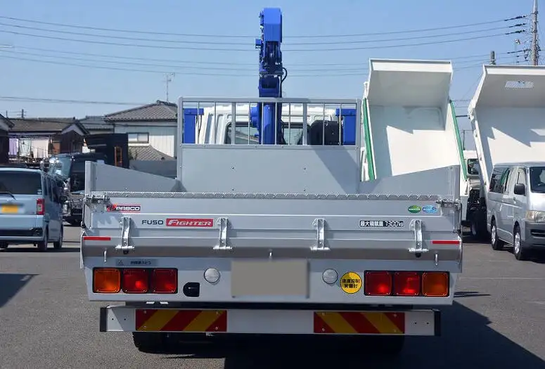 三菱 ファイター 中型/増トン 車両重機運搬 4段クレーン ラジコンの中古トラック画像3